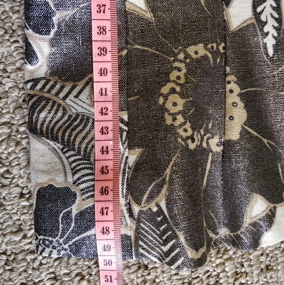 Boho Chic Floral Linen Blazer | size 6 - Picture 10 of 16